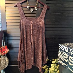 Copper sparkle tunic/dress.